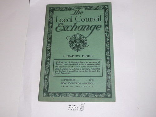 1938 (September) The Local Council Exchange, A leaders' Digest