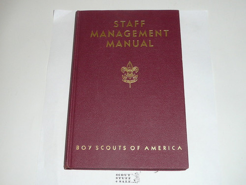 1947 Staff Management Manual, First Printing (8-47)