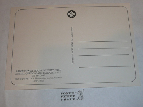 Baden Powell House Full Exterior Post card
