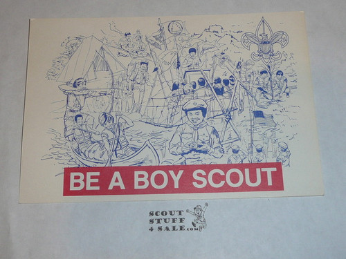 Be a Boy Scout Promotional Post card