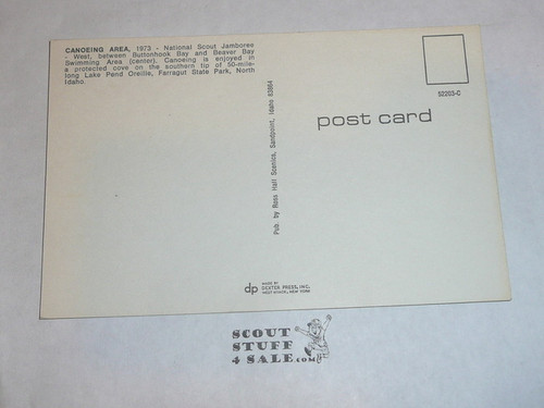 1973 National Jamboree WEST Post Card, Ariel