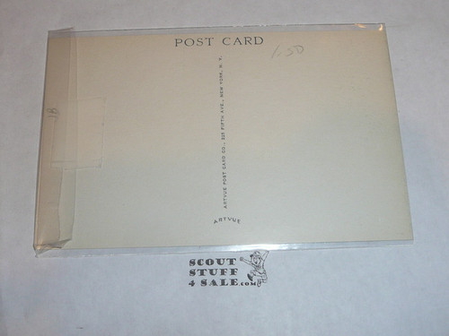 Girl Scout Post card, Camp Namanu Nature House, Artvue, 1940's-60's