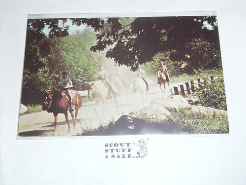 D-BAR-A Scout Ranch Horseback Riding Post card