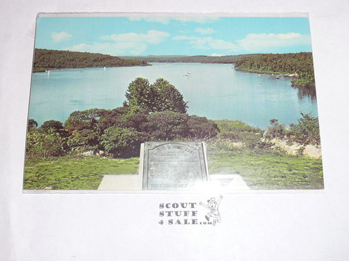 S-F Scout Camps Lake Post card