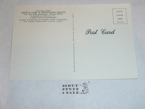 Geneva Camp and Conference Center Post card, 1980