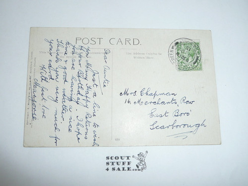 Teen's British Boy Scout Postcard, Britannia's Hope