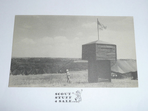 1950 National Jamboree Postcard of Pioneering Tower