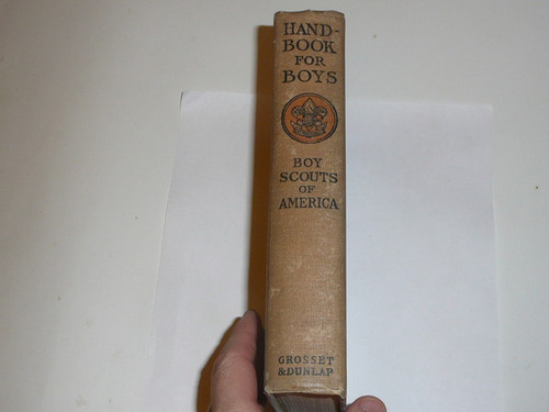 1916 Boy Scout Handbook, Second Edition, Every Boy's Library Edition, Type Two Binding, Mint condition but the spine is a little discolored