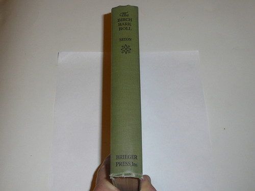 1925 Birchbark Roll of the Woodcraft Indians, Very Good Condition, By Ernest Thompson Seton, Signed and inscribed in ink by Seton