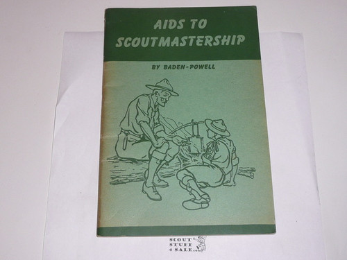 1945 Aids to Scoutmastership by Baden Powell, World Brotherhood Edition