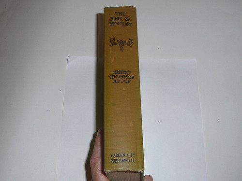 1921 The Book of Woodcraft, By Ernest Thompson Seton, spine discolored