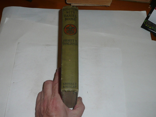 Scouting With Daniel Boone. By Everett T. Tomlinson, 1914, Every Boy's Library Edition, Type Two Binding