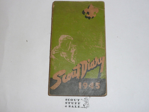 1945 Boy Scout Diary, lt wear