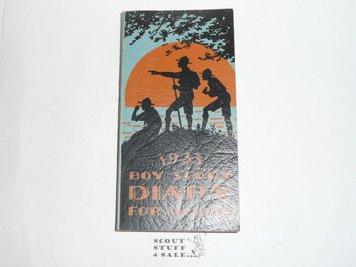 1933 Boy Scout Diary