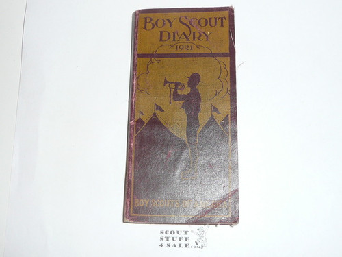 1921 Boy Scout Diary