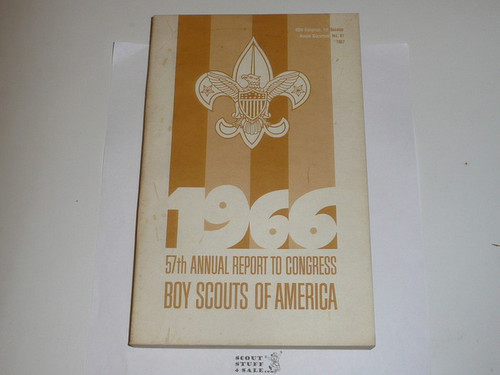 1966 Boy Scouts of America Annual Report to Congress
