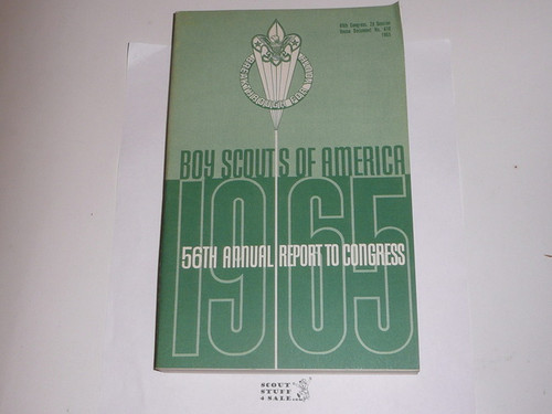 1965 Boy Scouts of America Annual Report to Congress