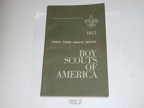 1952 Boy Scouts of America Annual Report to Congress