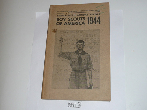 1944 Boy Scouts of America Annual Report to Congress