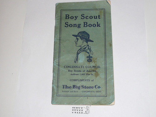 1920's Boy Scouts Song Book, Cincinnati Council