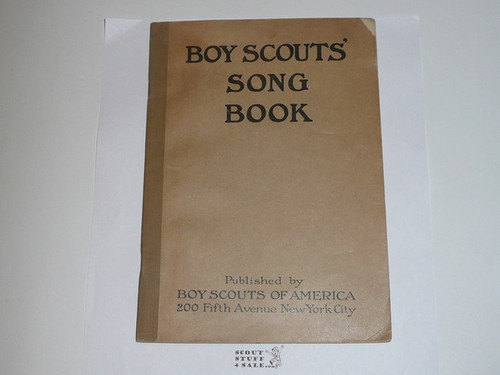 1913 Boy Scout Songbook, First Printing