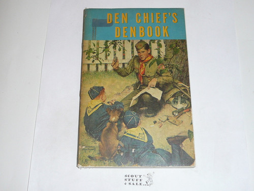 1959 The Den Chief's Denbook, Cub Scout, 12-59 Printing