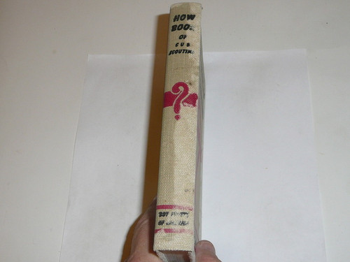 1958 How Book of Cubbing, Cub Scout, 11-58 Printing, cover damage