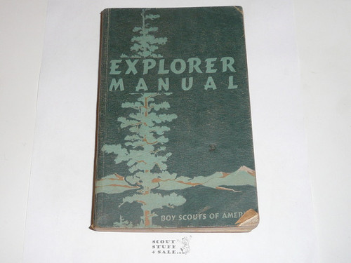 1950 Explorer Scout Manual, First Edition, 1950 Printing, used