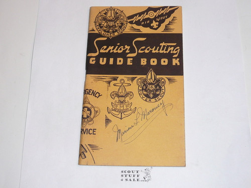 1943 Senior Scouting Guidebook, 4-43 Printing