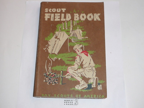 1957 Boy Scout Field Book, First Edition, Twelfth Printing, Lightly used condition