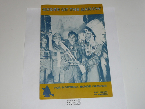 Order of the Arrow Brochure, 1968, 10-68 Printing