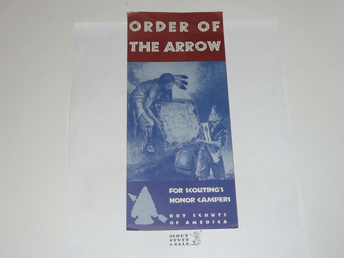 Order of the Arrow Brochure, 1965, 7-65 Printing