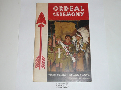 Ordeal Ceremony Manual, Order of the Arrow, 1969, 6-69 Printing