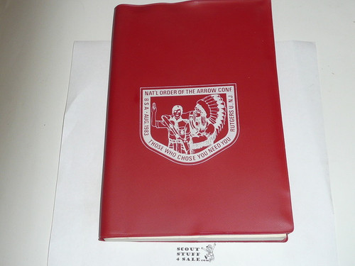 1983 Order of the Arrow Handbook, 2-83 Printing, in NOAC cover with NOAC Program