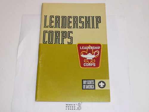 1972 Leadership Corps Handbook, MINT Condition
