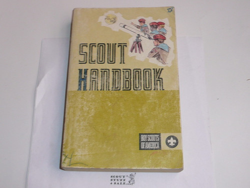 1972 Boy Scout Handbook, Eighth Edition, First Printing, Used condition