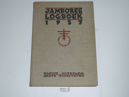 1937 World Jamboree Log Boek(Logbook), Hardbound