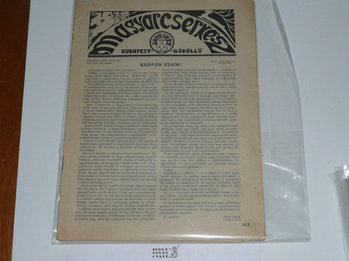 1933 World Jamboree Special Magazine