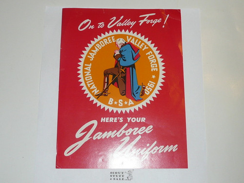 1950 National Jamboree "Here's Your Jamboree Uniform" Flier, Colorful