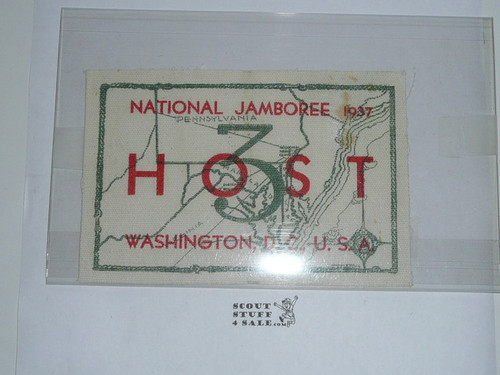 Region 3 1937 National Jamboree Host Patch - Boy Scout