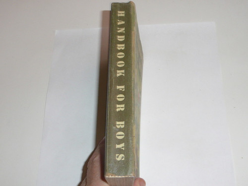 1948 Boy Scout Handbook, Fifth Edition, First Printing, Don Ross Cover Artwork, some cover fade and wear, eight stars on last page