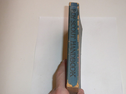 1940 Boy Scout Handbook, Third Edition, Thirty-second Printing, Norman Rockwell Cover, used with some cover and spine wear, solid spine and contents