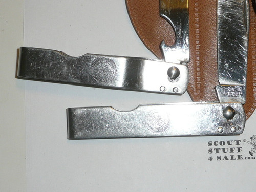 1960's Official Boy Scout Eating Utensil Set, Made By Imperial, With Case, Light Use