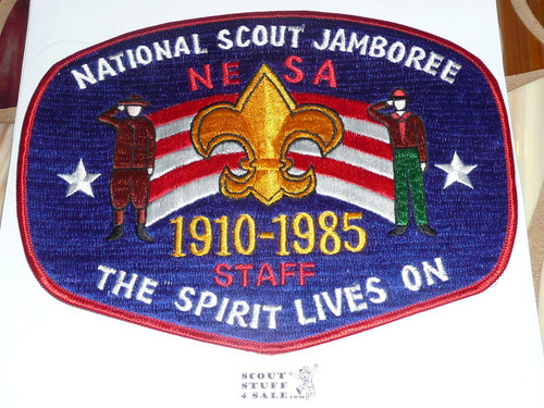 1985 National Jamboree National Eagle Scout Association NESA STAFF Jacket Patch