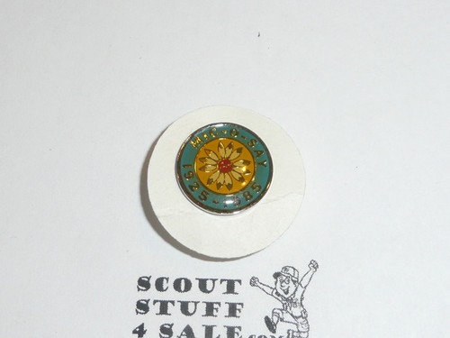 Tribe of Mic-o-say (Pony Express Council) 1985 60th Anniversary Round Pin