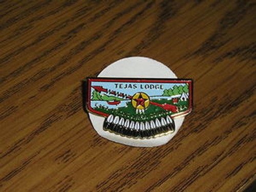 Tejas O.A. Lodge #72 Flap Pin - Scout