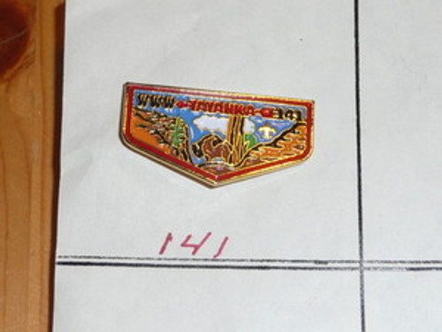 Tatanka O.A. Lodge #141 Flap Shaped Pin - Scout