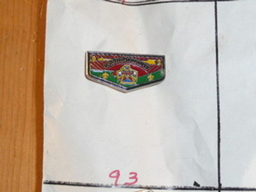 Katininkwat O.A. Lodge #93 Flap Shaped Pin - Scout