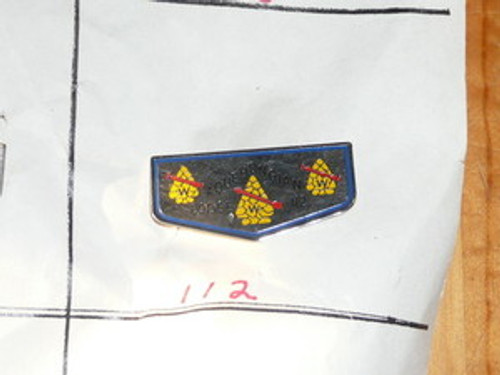 Aquehongian O.A. Lodge #112 Flap Shaped Pin - Scout