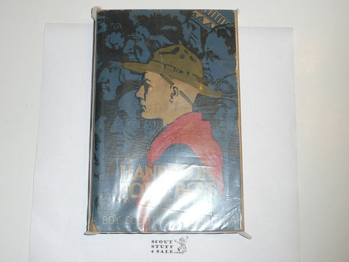 1940 Boy Scout Handbook, Third Edition, Thirty-second Printing, Norman Rockwell Cover, Near MINT with little edge wear and some pencil writing